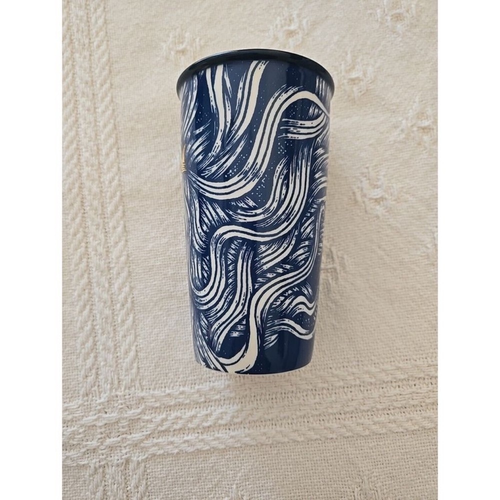 Starbucks Anniversary Blue Mermaid Siren Queen Ceramic Tumbler 2016/ NO LID - Picture 4 of 7